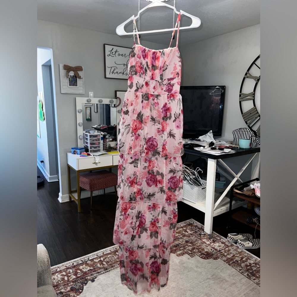 Crystal Doll Floral Maxi Dress Size 1